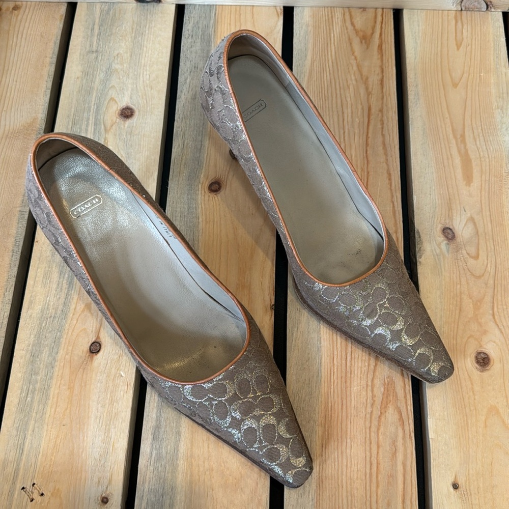 Coach heels 🤎